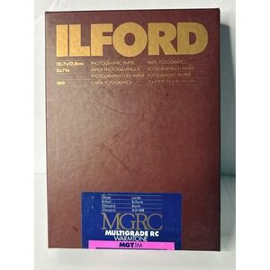 Ilford Multigrade RC Warmtone MGT.1M Glossy 5x7 Photo Paper 100 Sheets 1902239